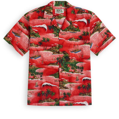 KYS339 Kaihalulu Beach Hawaiian Shirt Shop UK