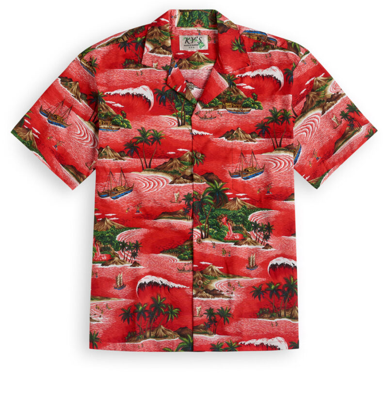 KY's Kaihalulu Beach Hawaiian Shirt Shop UK