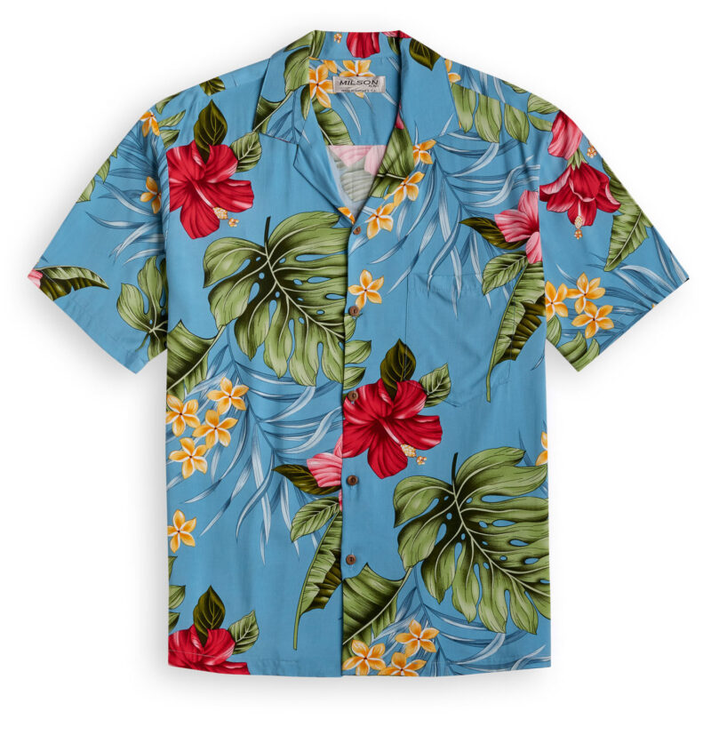 KY's Makakilo Hibiscus Hawaiian Shirt
