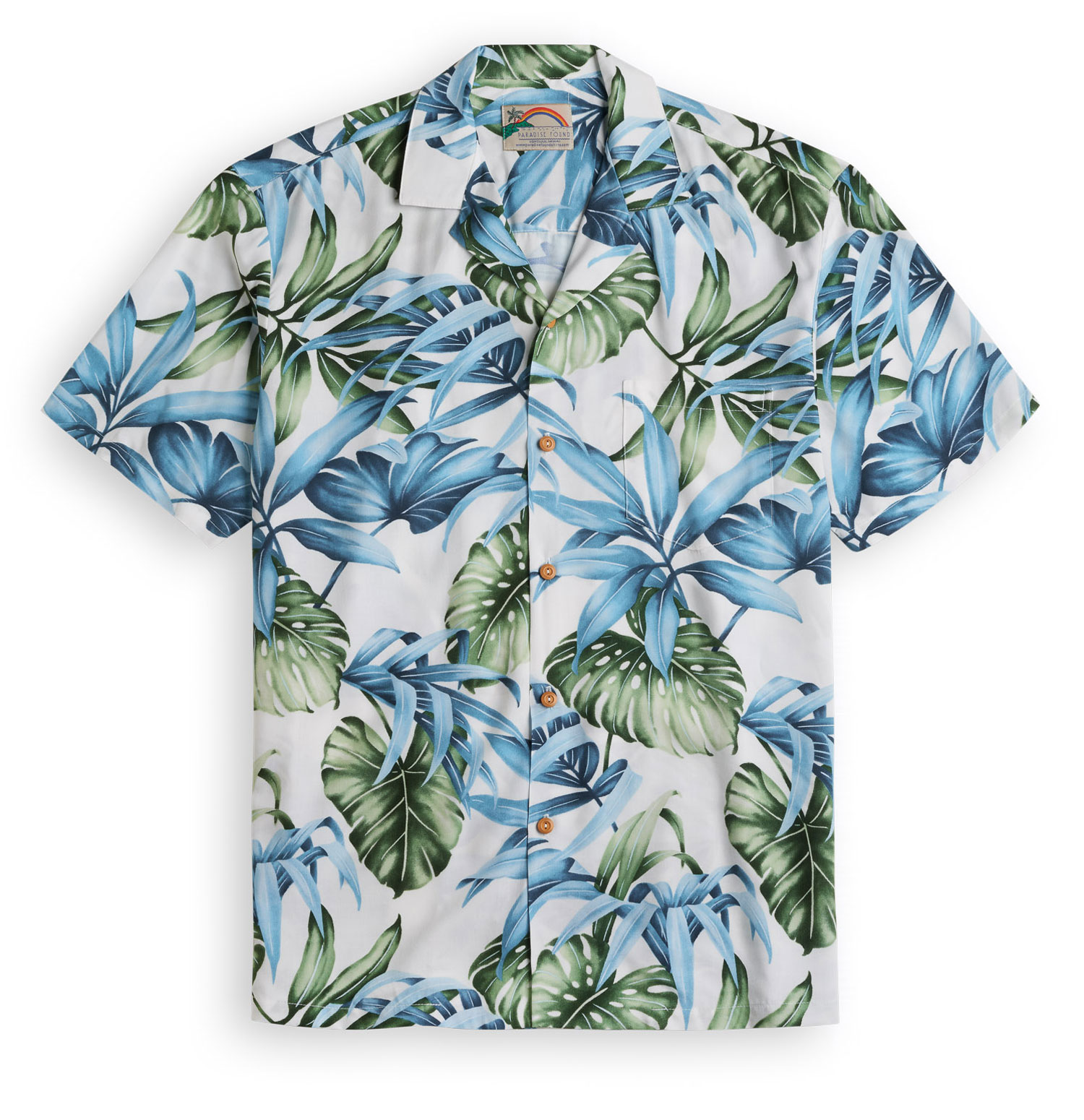 Rainforest White - Hawaiian Shirt Shop UK