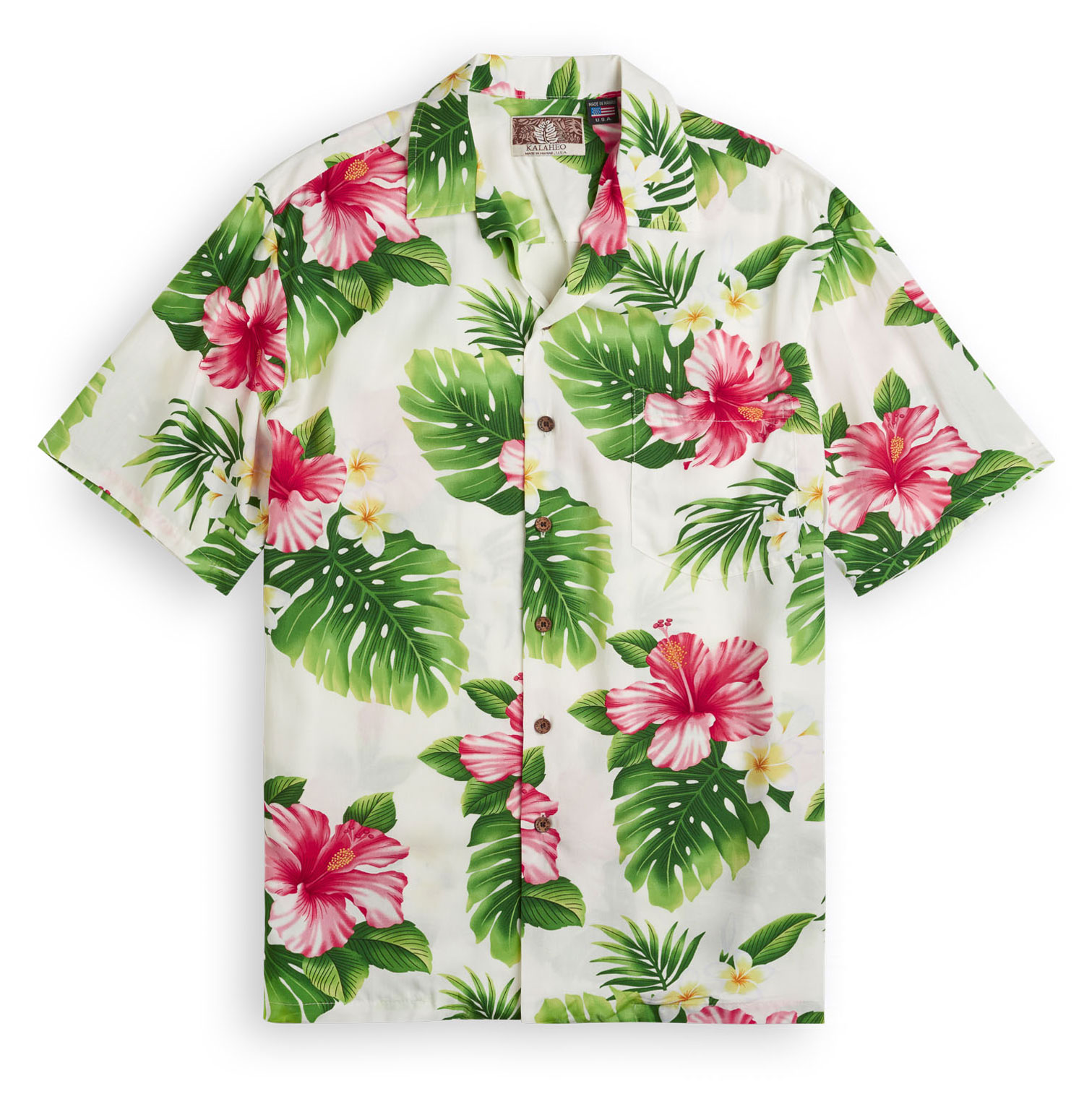 Hibiscus Palm - Hawaiian Shirt Shop UK