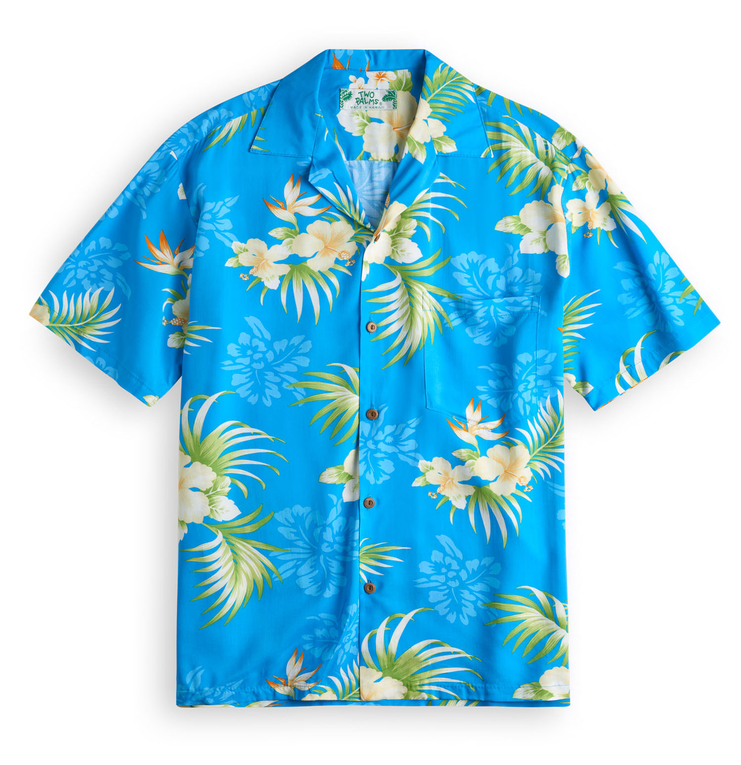 Fern Hibiscus - Hawaiian Shirt Shop UK