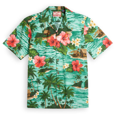RJC Emerald Waters Hawaiian Shirt, Hawaiian Shirt Shop UK