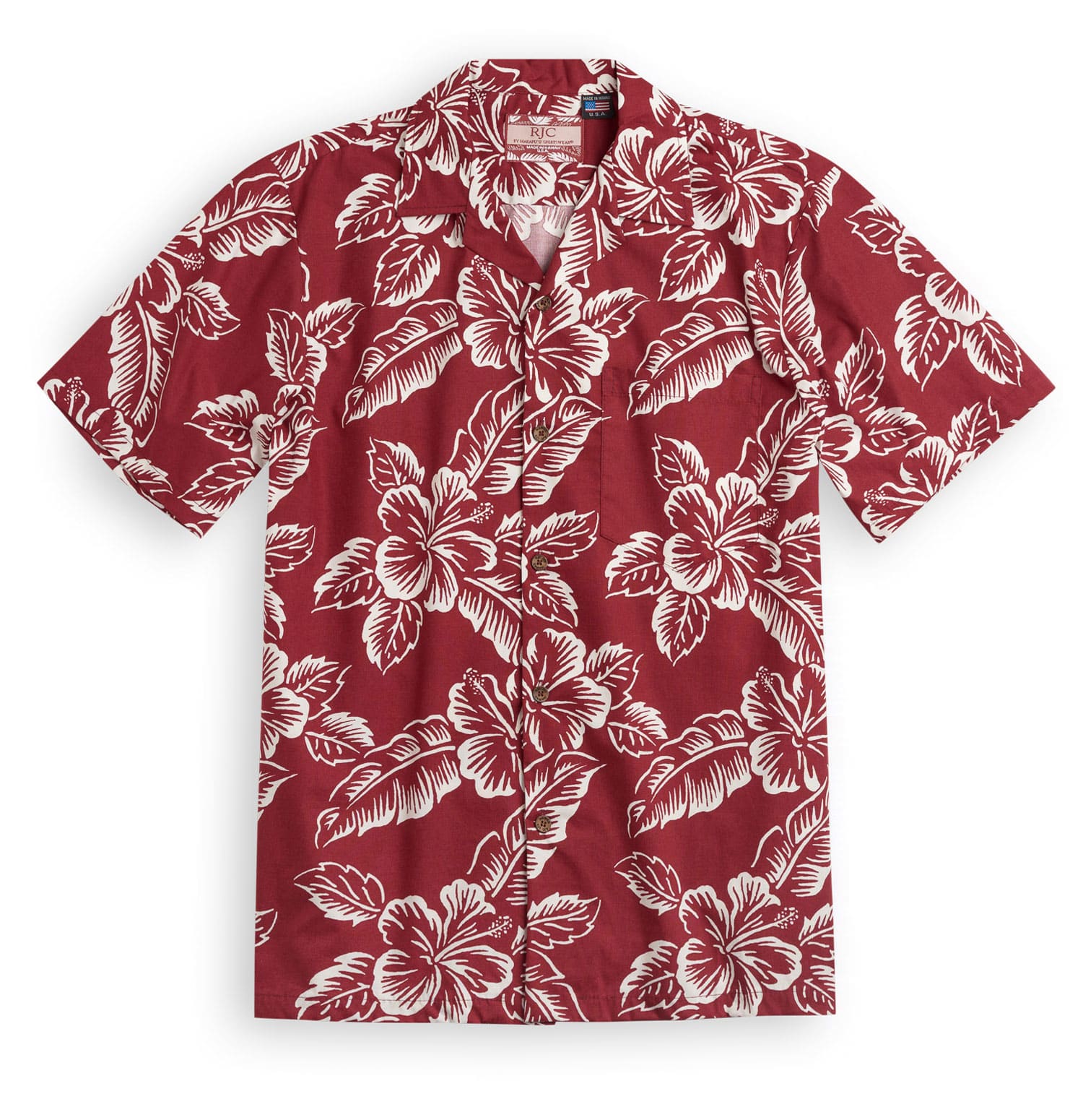 Huelo Hibiscus Wine - Hawaiian Shirt Shop UK