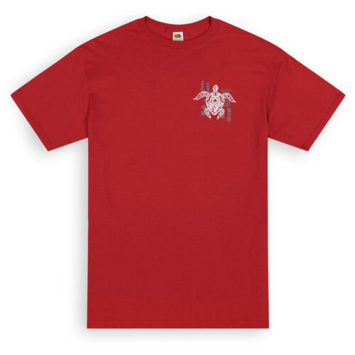 RJCT007 Tribal Turtle (red) T-Shirt