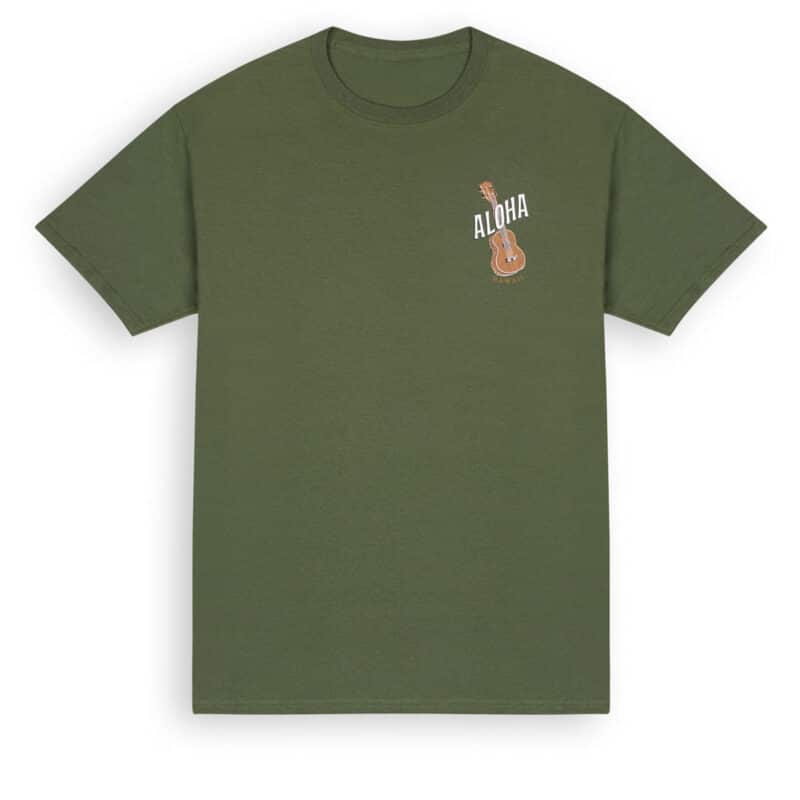 RJC Aloha Uke (khaki green) T-Shirt