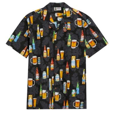 Aloha Republic Island Beers Hawaiian Shirt, Hawaiian Shirt Shop UK