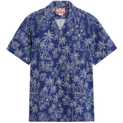 RJC Hawaiian Hideout Navy Hawaiian Shirt, Hawaiian Shirt Shop UK
