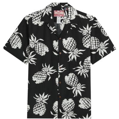 RJC Hala Kahiki Black Hawaiian shirt, Hawaiian Shirt Shop UK